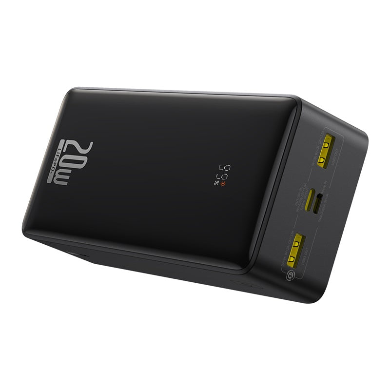 BASEUS LiFePO4 Digital Display Power Bank 27600mAh 20W with 0.3m USB to Type-C 3A Cable BASEUS LiFePO4 Digital Display Power Bank 27600mAh 20W with 0.3m USB to Type-C 3A Cable